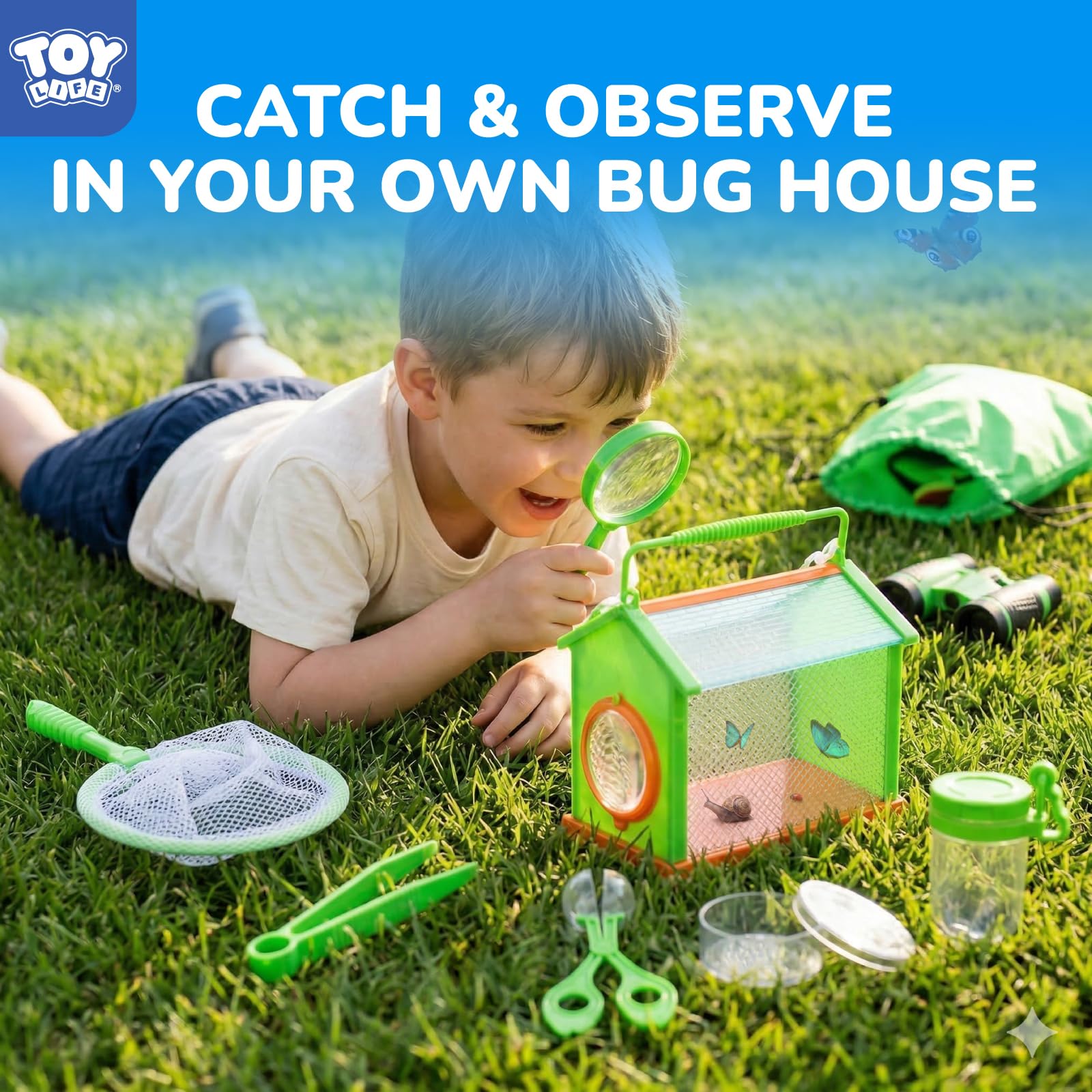 TOY Life Bug Catcher for Kids, Bug Catching - Bug Collecting Kits - TOY ...