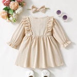 Mioglrie Baby Girl Dress Toddler Girls' Dresses 3 6 9 12 18 24 Months 2t 3t Girls Clothes Fall Winter Outfits
