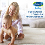 Cetaphil Baby Body Wash with Half Baby Lotion, Gentle Wash with Organic Calendula, Soothes Dry, Sensitive Skin for Everyday Use, Gentle Fragrance, Soap Free, Hypoallergenic, 7.8oz