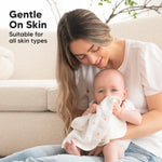 5-Pack Muslin Burp Cloths Baby Boy, Girl - Very Absorbent Baby Burp Cloth Rags, 8-Layers Viscose Derived from Bamboo Cotton Muslin Towel, Super Soft Spit Up Rags, No Shrink Washcloths (Sweet Charm)