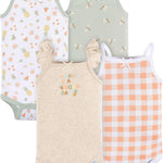 Gerber Baby Girls Multi-Pack Sleeveless Onesies Bodysuit