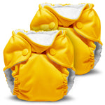Kanga Care Lil Joey Newborn All in One AIO Cloth Diaper (2pk) Dandelion 4-12lbs