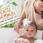 Babo Botanicals Baby Care Essentials Gift Set - Skincare, Bath & Diaper - For Delicate Skin, Fragrance-Free with Shea Butter, Includes Reusable Carry Pouch - Natural & Plant Based - 5 Items Set
