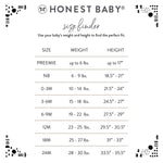 HonestBaby 4-Pack Organic Cotton Cuff-Less Harem Pants, Gray Ombre, Preemie