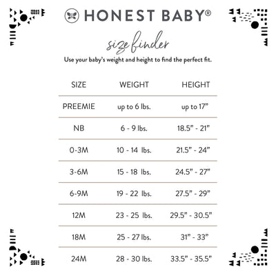 HonestBaby 4-Pack Organic Cotton Cuff-Less Harem Pants, Gray Ombre, Preemie