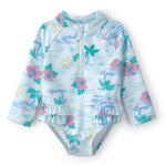 Carter's Girl 1-Piece Rashguard, Blue, 12M