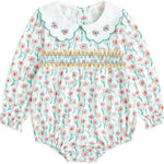 Simplee kids Baby Infant Girls Cotton Long Sleeve Summer Ruffle Romper 3-24 Months