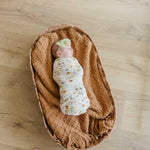 Copper Pearl Swaddle Blankets for Newborns | Soft Stretchy Receiving Blankets for Boys and Girls | Large 46 x 46 Inch Baby Blankets | Lightweight and Breathable Swaddles | Angelique
