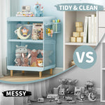 SYKIARIOL Kids Nightstand,Kids Bedside Table,Teen Girls Night Stand,Toddler Night Stand,End Table for Girls Room Storage,Mint Green Nightstand
