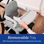 Chicco Bento™ 3-in-1 Portable Booster Seat for Table, Feeding Seat and Toddler Chair for Babies and Toddlers, for Children up to 50 lbs., Lightweight, Compact Fold | Mochi/Purple