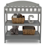 Delta Children Infant Changing Table with Pad, Grey