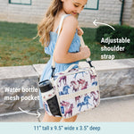 Wildkin Kids ECO rPET Insulated Lunch Box – Keeps Food Hot or Cold, Easy-Clean Lining, Mesh Pockets & BPA-Free – Boys & Girls, Ideal for School, Travel & Daycare – Horse Dreams