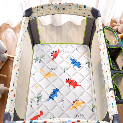 Lillibearas Pack and Play Mattress 38" x 26" x 1.5", Firm Support and Comfort Foam, Soft Playard Mattress for Babies and Toddlers, Baby Essentials Items
