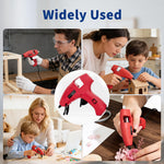 Mini Hot Glue Gun for Kids & Adults - School Craft Kit, High Temperature Melting Gun for Holiday Decorations, DIY Art Projects & Creative Hobbies