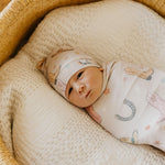 Copper Pearl Swaddle Blankets for Newborns | Soft Stretchy Receiving Blankets for Boys and Girls | Large 46 x 46 Inch Baby Blankets | Lightweight and Breathable Swaddles | Cheyenne