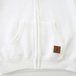 Baby Girls' Hoodies Activewear Super Soft and Warm Light Weight Jacket Suitable for 18-24M White Coat