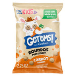 Get'ems! from Gerber Carrot Ranch Roundos Puffs Snacks, Kids Snack Made with Whole Grain Quinoa, Calcium to Support Strong Bones - 5 pack