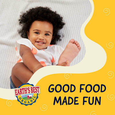 Earth's Best Organic Baby Food, Dissolvable Teething Snack for Babies 6 Months and Older, Cheddar Cheese Crunchy Sticks, .56 oz Pack (Pack of 5)