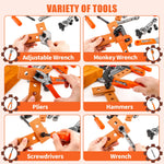 Tools for Toddlers-24-Piece Toy Screwdriver & Kids Pliers Kit with Tool Bag, Realistic Construction Toys for 3-5 Year Old Boys/Girls, STEM Learning Gift for Christmas & Birthdays