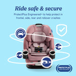 Graco 4Ever DLX 4 in 1 Car Seat | Infant to Toddler Car Seat, Maven, Adaptable for 10 Years of Use, Size: 20x21.5x24 Inch