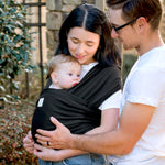 KeaBabies Baby Wrap Carrier Ring Sling - Easy to Wear, Adjustable D-Lite Baby Carrier Newborn to Toddler, Infant Carrying Shirt, Hands Free Bonding, Breathable Fabric Wearing Wrap (Peacock Green)