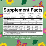 USDA Organic Gripe Water for Babies by MaryRuth's | Herbal Blend for Little Tummies | Baby Essentials | for Newborns | Ginger Root | Fennel Seed | Dill Seed | Vegan | 4 oz | 30-60 Servings