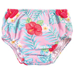 Hudson Baby Unisex Baby Swim Diapers, Tropical Floral, 6-12 Months