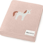 Baby Swaddle Blanket - 100% Luxury Cotton Knit Soft Cozy Lightweight Unisex Receiving Stroller Quilt Blanket for Shower Gift Registry for Newborns Infants Toddlers (Sheep - Khaki)