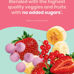 Amara Smoothie Melts - Mixed Red Berries - Baby Snacks Made With Fruits and Vegetables - Healthy Toddler Snacks For Your Kids Lunch Box - Organic Plant Based Yogurt Melts - 6 Resealable Bags