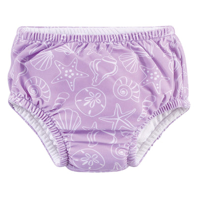 Hudson Baby Unisex Baby Swim Diapers, Sea Shells, 4 Toddler