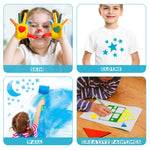 Chinco 24 Pieces Shape Geometric Tracing Stencils Set for Kids Children Simple Painting Shape Templates Geometric Drawing Stencils Templates for Toddlers Preschooler Drawing DIY Craft