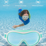 Aegend 2 Pack Swim goggles for Kids 3-15, Anti-Fog Anti-UV Wide Vision Waterproof, No leak Swimming goggles for Boys Girls