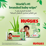 Baby Wipes Natural Care with Aloe Vera Huggies Wipes 56 Pc Kids