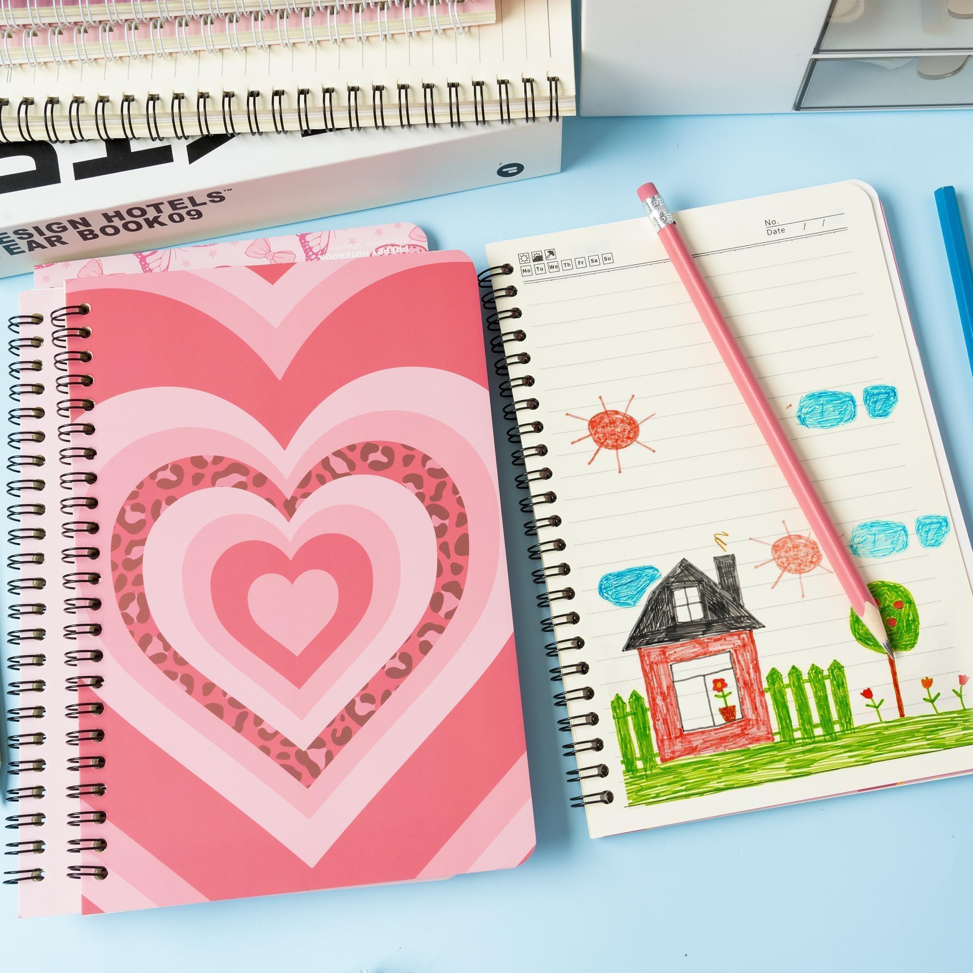 L1rabe 4 A5 Preppy Spiral Notebooks Back to - New Arrivals - L1rabe ...