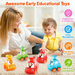 Cars Toys for 1 Year Old Boy Birthday Gift: Press and Go Toys Cars for Toddlers 1-3 Baby Toys 12-18 Months Toddler Toys Age 1-2 One Year Old Boy Toys First Birthday Gifts for 1-3 Year Old Boys Girls