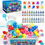 Kiditos Magic Water Elf Toy Kit, Aqua Fairy Water Gel Kit-20 Magic Gesl&10 Molds–Make Your Own Water Pets & Squishy Toys–Fun Summer DIY Craft Kit, Birthday Gifts & Party Favors for Kids Ages 3+
