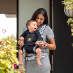 LÍLLÉbaby Complete Airflow Deluxe Ergonomic 6-in-1 Baby Carrier Infant to Toddler with Lumbar Support (7-45 Pounds), 360 Degree Baby Wearing, Inward and Outward Facing (Shibori/Black)