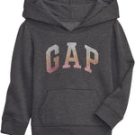 GAP Baby Girls' Playtime Favorites Logo Pullover Hoodie Hooded Sweatshirt