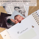 Baby Memory Book for Boy or Girl - First 5 Year Keepsake Album from Pregnancy to Age Five - Baby Book to Record Baby's Milestones and Photos - 1st Gender Neutral Photo Books for Newborn Babies