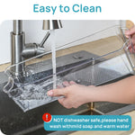 Vtopmart Breastmilk Storage Container 4PCS Set, Clear Freezer and Fridge Organizer Bins, Plastic Storage Bins for Breast Milk, Baby Pouches, Formula, Bottles and Yogurts, 4.3’’ Width, 14.7" Long