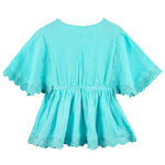 Gerber Baby Girls Toddler Kaftan Swimwear Cover Up, Aqua, 0-3 Months US