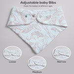 LILY O LAUREL Muslin baby bandana bibs for drooling and teething, 100% cotton, Baby bibs for boys and girls, Muslin Bibs, Drool Bibs – Pack of 8