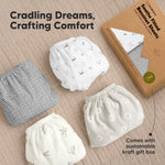 2-Pack Organic Bassinet Sheets for Girls, Boys - 100% Cotton Bassinet Mattress Sheets Compatible with Halo Bassinest Swivel Sleeper, Graco, Baby Delight, Chicco, Unisex Fitted Bassinet Sheets (Nordic)