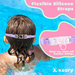 Keary 2 Pack Swim Goggles for Kids 6-14 8-14 Kids Swimming Goggles Age 3-15 4-7 4-16 8-12 For Boys Girls Youth Toddler Children Pool Water Goggle Anti Fog UV Protection Clear Wide View Waterproof