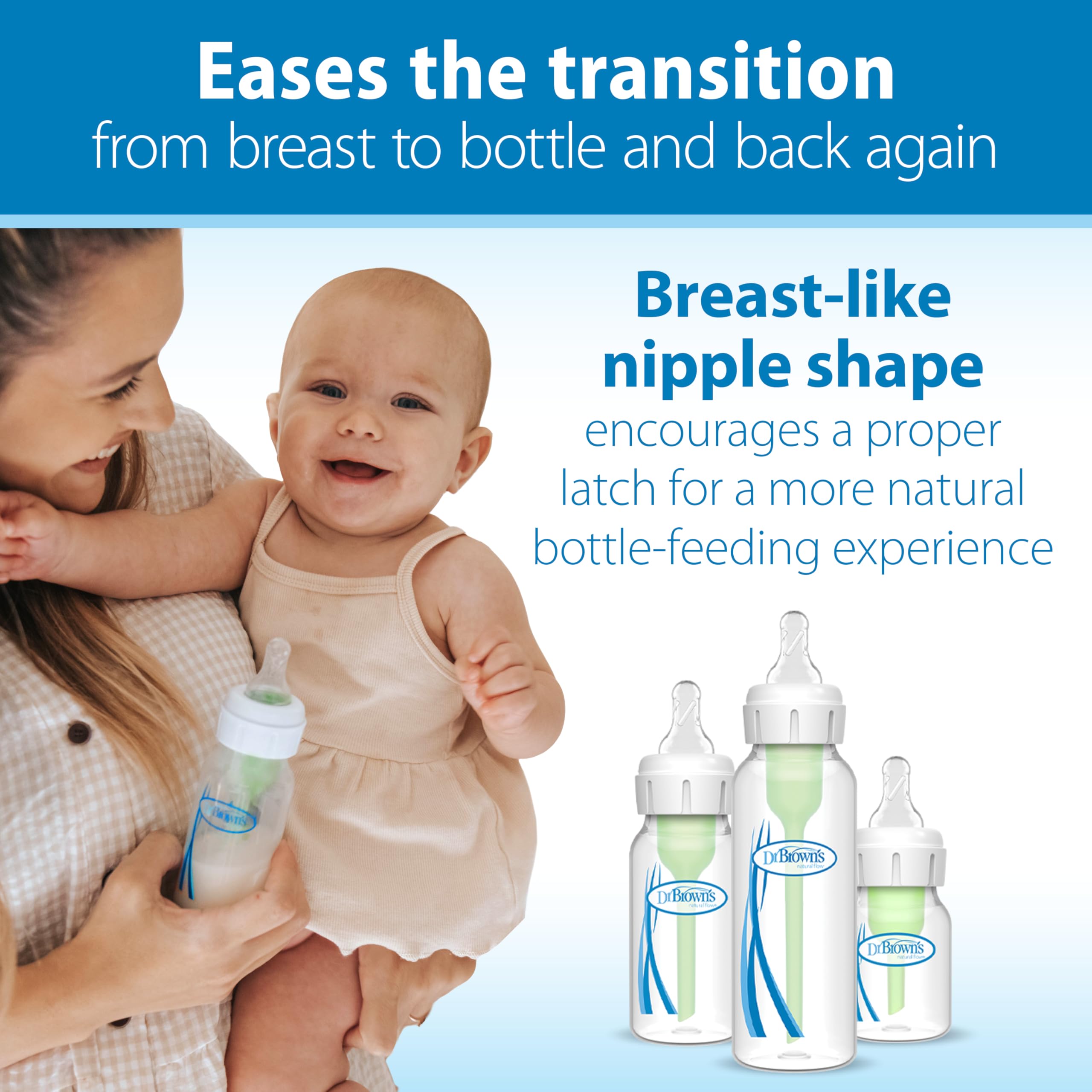 Dr. Brown’s Natural Flow Preemie Flow Narrow Baby - Bottle Nipples - Dr ...