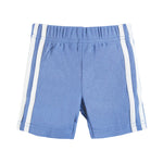 Hudson Baby Unisex Baby and Toddler Shorts Bottoms 4-Pack, Blue, 3-6 Months
