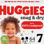 Huggies Size 1 Diapers, Snug & Dry Newborn Diapers, Size 1 (8-14 lbs), 128 Count, Packaging May Vary