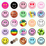 Wercokt 50PCS Smiling Stickers, Cute Water Bottle Stickers for Kids, for Teaching Rewards, Notebooks, Stationery, Luggage, Cartoon PVC Happy Stickers