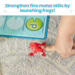 Hand2Mind Lily Pad Letter Hop - CVC & Sight Word Games, Fine Motor Skills Toys, Spelling & Word Making Activities, Family Learning Fun