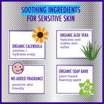 California Baby Super Sensitive Baby Shampoo + Baby Wash | 100% Plant-Based | Unscented Body Wash For Sensitive Skin | Hypoallergenic | 562 mL / 19 oz